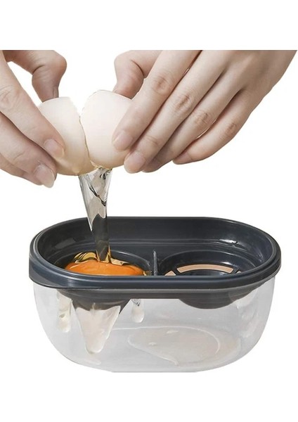 Mavi Yumurta Ayırıcı Yumurta Beyazı Ayırıcı Sarısı Filtre Saklama Kutusu Gıda Sınıfı Mutfak Aletleri Yumurta Ayırıcı Pişirme Aracı Çıkarıcı (Yurt Dışından)