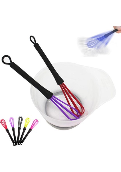 Rastgele Içecek Çırpma Mikser Yumurta Çırpıcı Silikon Yumurta Çırpıcılar Mutfak Gereçleri El Yumurta Mikseri Pişirme Köpürtücü Wisk Cook Blender (Yurt Dışından)