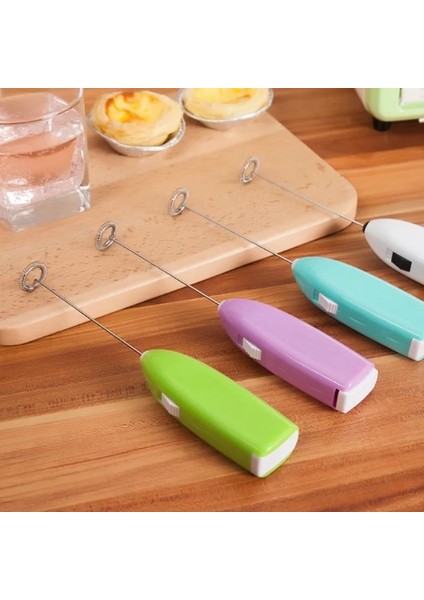 Sarı Mini Elektrikli Süt Köpürtücü Blender Kablosuz Kahve Çırpma Mikser El Yumurta Çırpıcı Cappuccino Frother Mikser Mutfak Çırpma Araçları (Yurt Dışından)