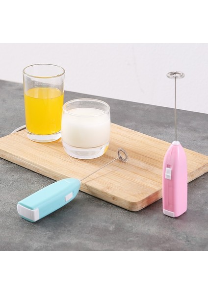 Sarı Mini Elektrikli Süt Köpürtücü Blender Kablosuz Kahve Çırpma Mikser El Yumurta Çırpıcı Cappuccino Frother Mikser Mutfak Çırpma Araçları (Yurt Dışından)