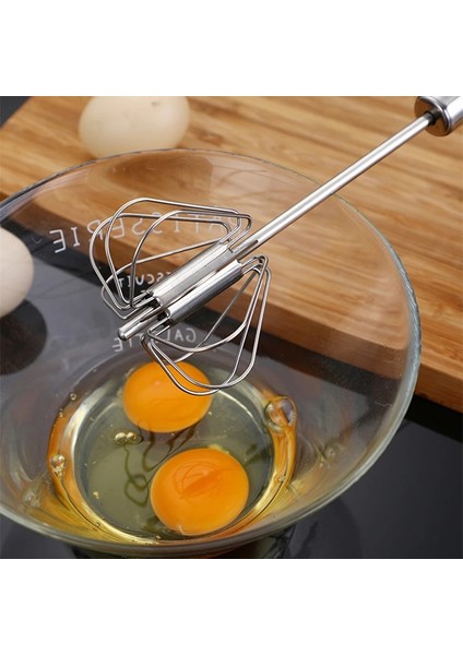 Orta Yarı Otomatik Paslanmaz Çelik Yumurta Çırpıcı El Kek Pasta Blender Döner Krem Çırpma Süt Mikser Mutfak Pişirme Aksesuarları (Yurt Dışından)
