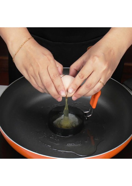 Erik Çiçeği Metal Kızarmış Yumurta Gözleme Halkası Omlet Katlanabilir Kızarmış Yumurta Yuvarlak Şekillendirici Yumurta Kalıp Pişirme Kahvaltı Tava Fırın Mutfak (Yurt Dışından)