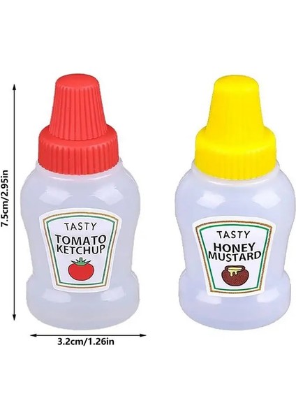 Mini Domates Ketçap Şişesi Taşınabilir Sos Salata Sıkılabilir Şişe Küçük Bento Bal Şişesi Depolama Öğle Yemeği Kutusunda Mutfak Aksesuarları (Yurt Dışından) modelleri