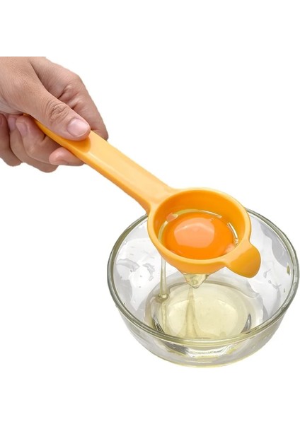 Pembe Renkli Uzun Saplı Pp Plastik Yumurta Bölücüler El Yumurta Sarısı Beyaz Ayırıcı Mutfak Pişirme Araçları Kek Ekmek Için (Yurt Dışından)
