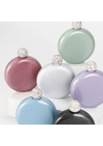 Mor 140ML Cep Şişesi Paslanmaz Çelik Monogram Rhinestone Kişiselleştirilmiş Düğün Parti Hediye Nedime Favor Kazınmış Şişesi Bachelorett (Yurt Dışından) indirimleri