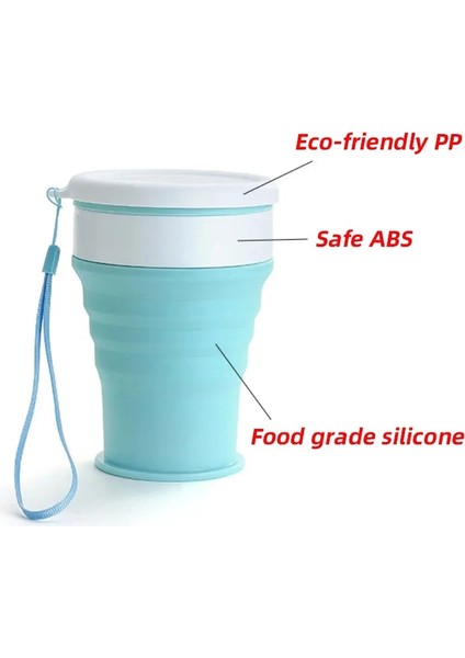 Pembe 100 ml Silikon Katlanır Kupa 60-350 ml Seyahat Kamp Arkadaşı Fincan Gıda Sınıfı Silikon Paslanmaz Çelik Çocuk Fincan Taşımak Için Okul Açık Kahve Handcup (Yurt Dışından)