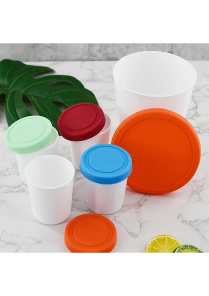 4 Adet 250ML 4 Adet Dondurma Pint Bardak Ninja Için NC299AM C300S Serisi Yeniden Kullanılabilir Dondurma Gelato Kapları Sızdırmaz Kapaklı Saklayabilir (Yurt Dışından)