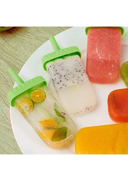 Kırmızı Popsicle Buz Pop Maker Kalıpları 6 Paket Buz Popsicles Kalıp Buz Pops Tutucular Çocuklar Yetişkinler Için Popsicle Yapımcıları (Yurt Dışından) fırsatları