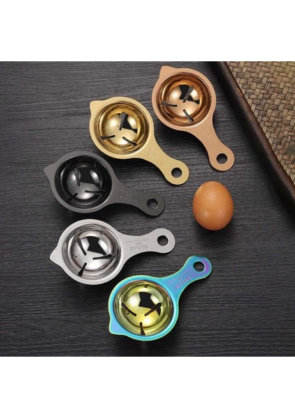 Siyah Yumurta Sarısı Ayırıcı Protein Ayırma Aracı Paslanmaz Çelik Yumurta Pişirme Pişirme Mutfak Aracı El Yumurta Alet Araçları (Yurt Dışından) fırsatları