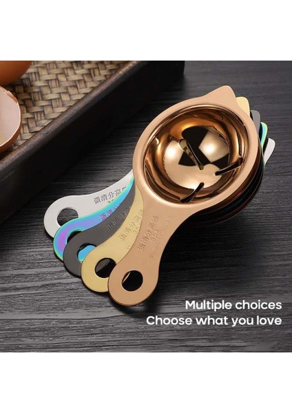 Siyah Yumurta Sarısı Ayırıcı Protein Ayırma Aracı Paslanmaz Çelik Yumurta Pişirme Pişirme Mutfak Aracı El Yumurta Alet Araçları (Yurt Dışından) indirimleri