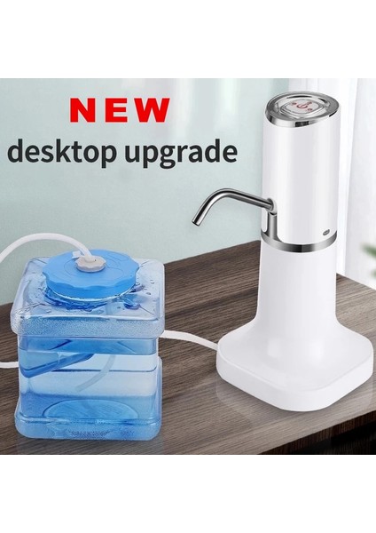 Ahşap Tahıl Taşınabilir Su Pompalı Dağıtıcı Su Şişesi Pompası Mini Namlulu Su Elektrikli Pompa USB Şarj Edilebilir Otomatik Şişe Anahtarı (Yurt Dışından) fiyatları