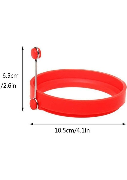 Kırmızı Yeni Silikon Kızarmış Yumurta Gözleme Halkası Omlet Kızarmış Yumurta Yuvarlak Yumurta Kalıp Pişirme Kahvaltı Kızartma Tavası Fırın Mutfak Aletleri (Yurt Dışından) fiyatları