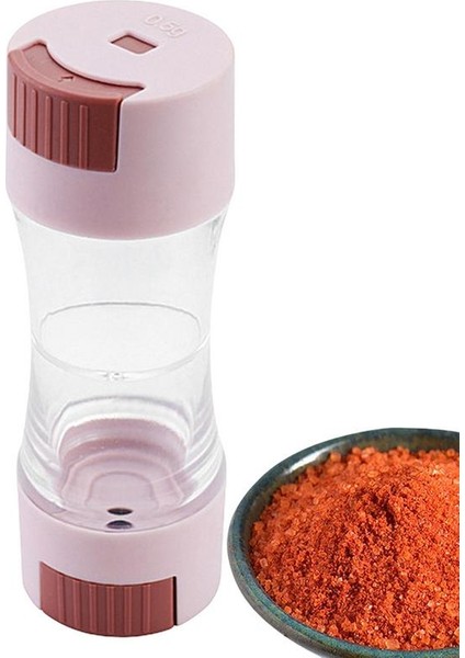 Mavi Plastik Çift Kafa Dozajlı Tuzluklar Baharatlık Sofra Tuzu ve Beyaz Biber Mühürlü Nem Geçirmez Tuz Kavanozu (Yurt Dışından) indirimleri
