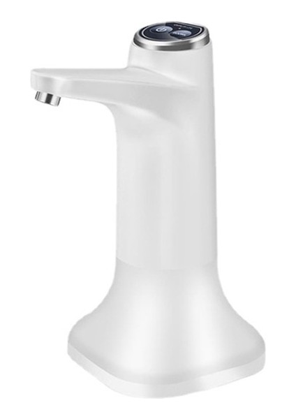 Beyaz USB Şarj Edilebilir Elektrikli Akıllı Su Sebili Pompası Dilsiz Otomatik Içme Suyu Şişesi Namlulu Su Şişesi Anahtarı Pompası Tabanı ile (Yurt Dışından) fiyatları