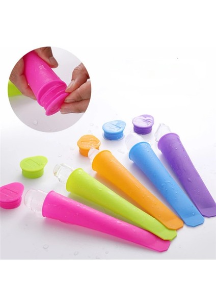 Sarı Dondurma Buz Kalıbı Silikon El Popsicle Kalıp Gıda Sınıfı Silikon Dondurulmuş Buz Pop Kalıp Buz Tepsisi Molde Mutfak Aksesuarları (Yurt Dışından) fırsatları