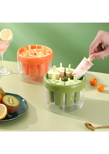 Stil 1 Dondurma Kalıbı Ev Yapımı Dondurulmuş Dondurma Popsicle Kutusu Moldes De Silicona Ice Cube Silikon Kalıp Hielo Şeker Çubuğu Buz Yapımcısı Tepsisi (Yurt Dışından)