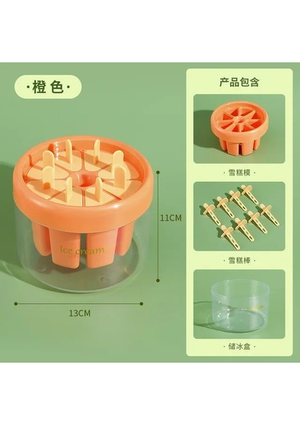 Stil 1 Dondurma Kalıbı Ev Yapımı Dondurulmuş Dondurma Popsicle Kutusu Moldes De Silicona Ice Cube Silikon Kalıp Hielo Şeker Çubuğu Buz Yapımcısı Tepsisi (Yurt Dışından)