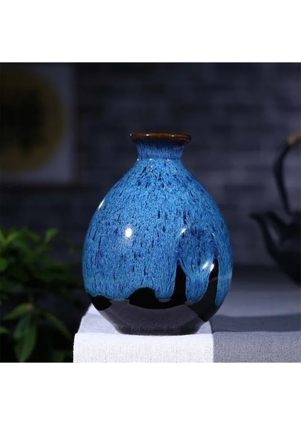 Stil 2 500 ml Sake Dağıtım Karaf Likör Isıtıcı Ev Seramik Şişe Barware Flagon Küçük Stoup Tek Mantarlı Pot (Yurt Dışından)