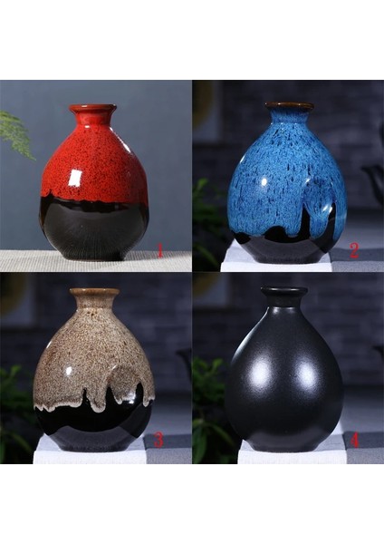 Stil 2 500 ml Sake Dağıtım Karaf Likör Isıtıcı Ev Seramik Şişe Barware Flagon Küçük Stoup Tek Mantarlı Pot (Yurt Dışından)