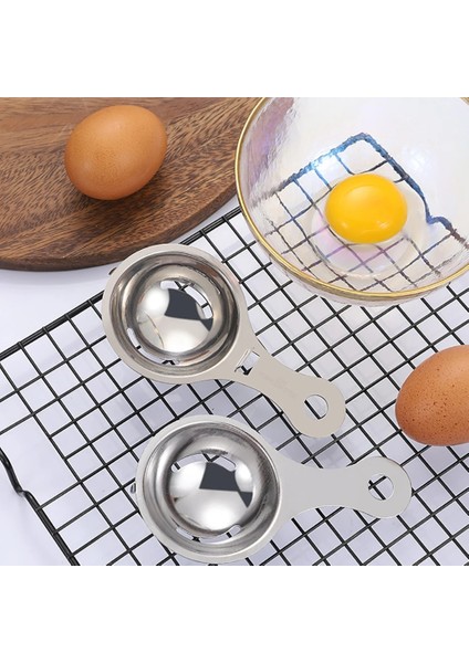 B 1 Adet Yumurta Beyaz Ayırıcı Mutfak Aracı Pişirme Aksesuarı Paslanmaz Çelik Aletler Yumurta Filtresi Huni Kaşık Bölücü Eşyaları (Yurt Dışından) fırsatları
