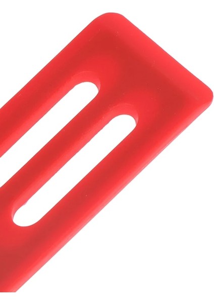 Kırmızı 2 Adet Silikon Spatula Seti Bisküvi Spatula Kızarmış Yumurta Spatula Biftek Spatula Tava Küçük Spatula Mutfak Aracı Pişirme Tencere Seti (Yurt Dışından)