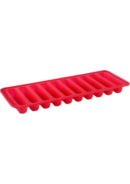 Kırmızı 1 Adet Yaz Silikon Buz Küpü Tepsi Kalıp Su Şişesi Için Uyar Dondurma Popsicle Yapma Kalıp Buz Topu Makinesi Mutfak Aksesuarları (Yurt Dışından)