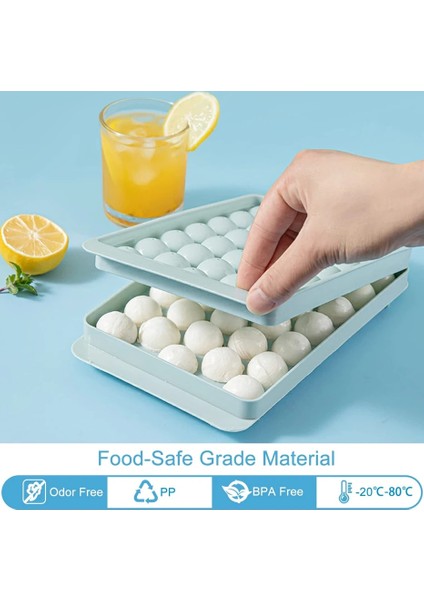 Pembe 3 Adet Buz Küpü Tepsi Yuvarlak Buz Topu Makinesi Kalıp Küre Daire Buz Soğutma Kokteyl Viski Çay Kahve Buz Küpü Kalıp Saklama Kutusu ile (Yurt Dışından) modelleri