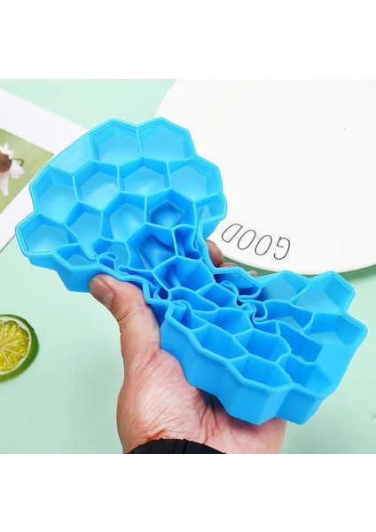 Yeşil Kapaklı 37 Izgara Petek Silikon Buz Küpü Kalıbı Büyük Kapasiteli Buz Tepsisi Kalıbı Yeniden Kullanılabilir Gıda Sınıfı Buz Makinesi Kapaklı Popsicle Kalıbı (Yurt Dışından) modelleri