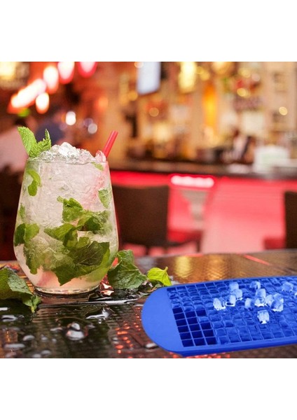 Beyaz 160 Izgaralar Mini 1 cm Buz Küpleri Makinesi Silikon Çikolata Kalıp Buz Küpü Tepsi Katlanabilir Buz Kalıp Küçük Kare Ev Alet Kek Kalıbı (Yurt Dışından) fiyatları