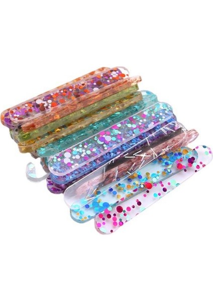 Stil 8 Gıda Sınıfı Akrilik Dondurma Payet Çubukları Yeni Yeniden Kullanılabilir Yaz Ev Yapımı Yaratıcı Popsicle Aksesuarları Mutfak Malzemeleri 10 Adet (Yurt Dışından) fırsatları