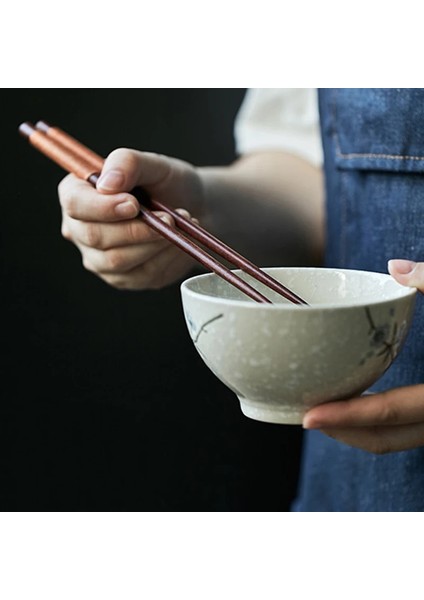 4 Çift - C 4 Çift Çin Yemek Çubukları Japon Suşi Çubukları Ahşap Çubuk Seti Yeniden Kullanılabilir Kore Yemeği Çubukları Ahşap Mutfak Sofra (Yurt Dışından)