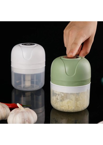 Yeşil 250 ml Mini Elektrikli Sarımsak Kıyıcı USB Kıyma Makinesi Sarımsak Ezici Makinesi Sağlam Dayanıklı Ezilmiş Zencefil Sebze Kırıcı Mutfak Aracı (Yurt Dışından) fiyatları