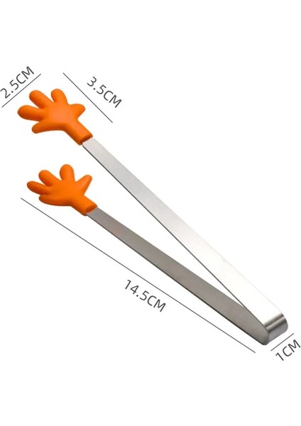 Kırmızı Buz Küpü Klip Paslanmaz Çelik Şeker Klip Ekmek Gıda Kelepçesi Barbekü Partisi Bar Gıda Mutfak Aksesuarları CLIP14.5CM * 3.5cm * 2.5cm (Yurt Dışından) fırsatları