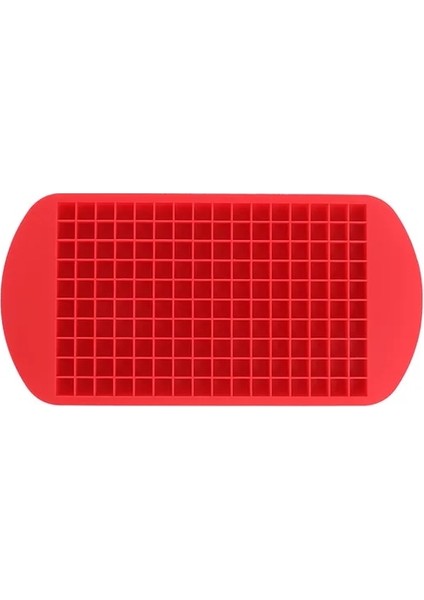 Kırmızı 160 Izgara Silikon Mini Buz Küpü Tepsileri Küçük Buz Küpü Kalıpları Soğutma Viski Kokteyli Yumuşak Kalıp Için Kolay Bırakılan Ezilmiş Buz Küpü (Yurt Dışından)