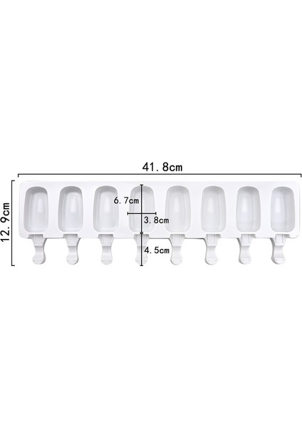 8 Hücre 4/8 Hücre Magnum Silikon Kalıp Silikon Dondurma Kalıp Popsicle Kalıpları Dıy Dondurma Kalıp Buz Pop Maker Kalıp Buz Yapıcı (Yurt Dışından)