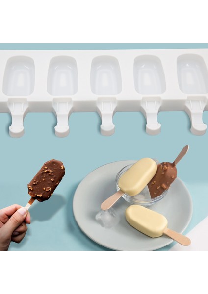 8 Hücre 4/8 Hücre Magnum Silikon Kalıp Silikon Dondurma Kalıp Popsicle Kalıpları Dıy Dondurma Kalıp Buz Pop Maker Kalıp Buz Yapıcı (Yurt Dışından) fiyatları