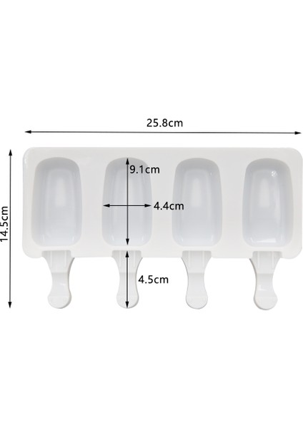 8 Hücre 4/8 Hücre Magnum Silikon Kalıp Silikon Dondurma Kalıp Popsicle Kalıpları Dıy Dondurma Kalıp Buz Pop Maker Kalıp Buz Yapıcı (Yurt Dışından) indirimleri