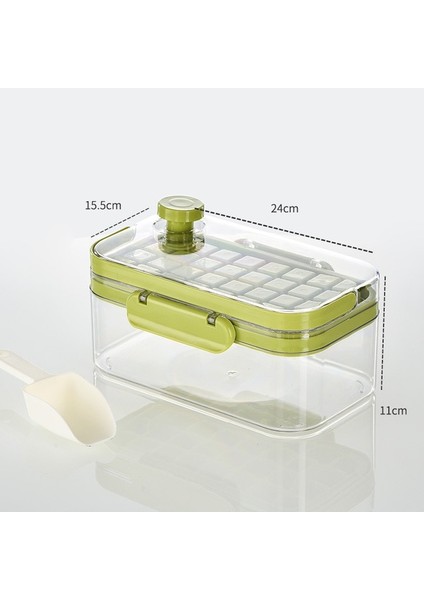 Yeşil 32 Buz Viski Gıda Yapımcısı Tepsisi Buz Kahve Tipi Basın Sınıfı Silikon Araçları Dondurma Dondurma Kovası Topu Basın Küp Buzlu Buz Hızlı Kalıp (Yurt Dışından) fiyatları