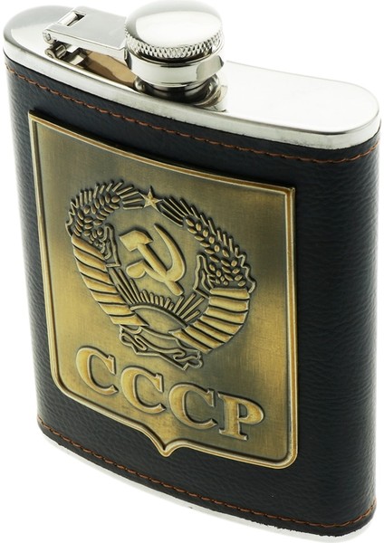 8 Oz Rusya Yüksek Dereceli Cep Şişesi 230 Ml/8 Oz Paslanmaz Çelik Flagon Viski Şişesi Likör Cep Şık Mat Boyalı Sızdırmaz (Yurt Dışından) modelleri