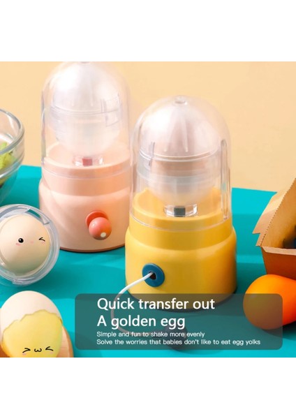 01 El Yumurta Çalkalayıcı Mikser Gıda Sınıfı Silikon Sarısı ve Yumurta Karıştırıcı Beyaz Karışım Manuel Araç Altın Yumurta Makinesi Mutfak Pişirme Gadget'ı (Yurt Dışından) modelleri