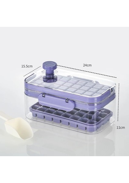 Yeşil 32 Buz Viski Gıda Yapımcısı Tepsisi Buz Kahve Tipi Basın Sınıfı Silikon Araçları Dondurma Dondurma Kovası Topu Basın Küp Buzlu Buz Hızlı Kalıp (Yurt Dışından) fırsatları