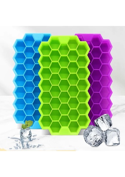 Kapaksız Buz Kalıpları Silikon Buz Küpü Tepsi Mutfak Aksesuarları Için Jöle Suyu Kalıp Kapaklı Buz Küpü Silikon Форма Для Льда (Yurt Dışından) fırsatları