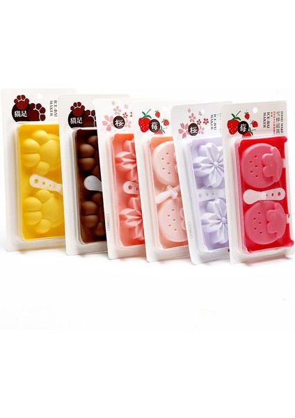 Sarı Sevimli Şekil Buz Yapım Makinesi Kalıp Bar Parti Içecek Buz Kalıbı Kalıp Ananas Şekli Buz Küpü Dondurma Kalıp Silikon Kalıp Mutfak Aksesuarları (Yurt Dışından)