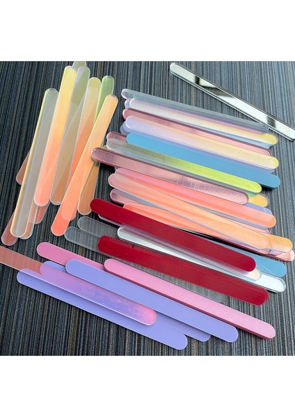 Pembe 11 cm 10 Adet 11 cm Dondurma Çubukları Akrilik Koruyucu Film ile Dondurma Çubuğu Çocuklar Dıy Dondurma Çubukları El Sanatları Dondurma Çubuğu Kalıp (Yurt Dışından) fiyatları