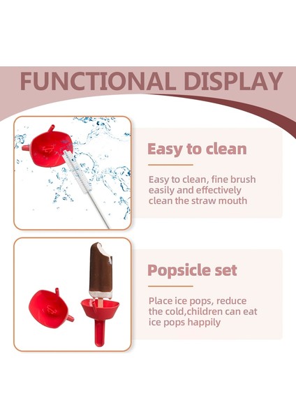 5 Adet Yeşil Damlamaya Dayanıklı Buzlu Şeker Rafı Damla Ücretsiz Buz Tutucu Karışıklık Ücretsiz Dondurulmuş Ikramlar Raf Buzlu Şeker Tutucu Çocuklar Için Pipetli Dondurma Kalıp (Yurt Dışından) fırsatları