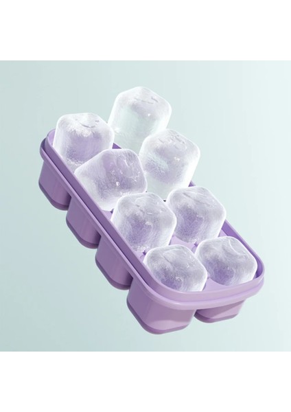 Sarı Gıda Sınıfı Silikon Buz Izgarası Mutfak Gadge Tek Tuşla Basın Tipi Buz Kalıbı Dondurucu Yeniden Kullanılabilir Yaratıcı Dıy Kalıp Kare Konteyner (Yurt Dışından) modelleri