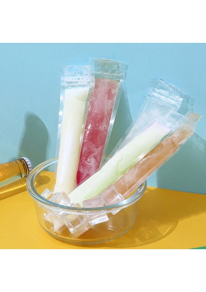22CMX5CM 20PCS 20PCS Şeffaf Dondurma Torbası Popsicle Plastik Kese Kek Ekmek Çikolata Paketi Çanta Tek Kullanımlık Buz Yapma Çantaları (Yurt Dışından) indirimleri