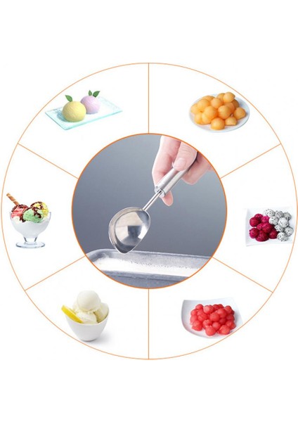 Gümüş Ergonomik Saplı Dondurma Kaşığı Yapışmaz Dondurma Kaşığı Paslanmaz Çelik Ağır Hizmet Dondurma Kaşığı Yapışmaz Antifriz (Yurt Dışından) fırsatları