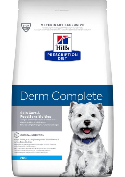 Hill's Derm Complete Mini Irk Köpek Maması 1 kg