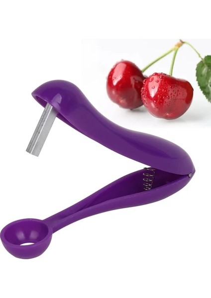 1 Adet Yeni Kiraz Meyve Mutfak Pitter Sökücü Zeytin Tarağı Tohumu Kaldırmak Çukur Aracı Gadge Sebze Salatası Araçları Pişirme Aksesuarları (Yurt Dışından)